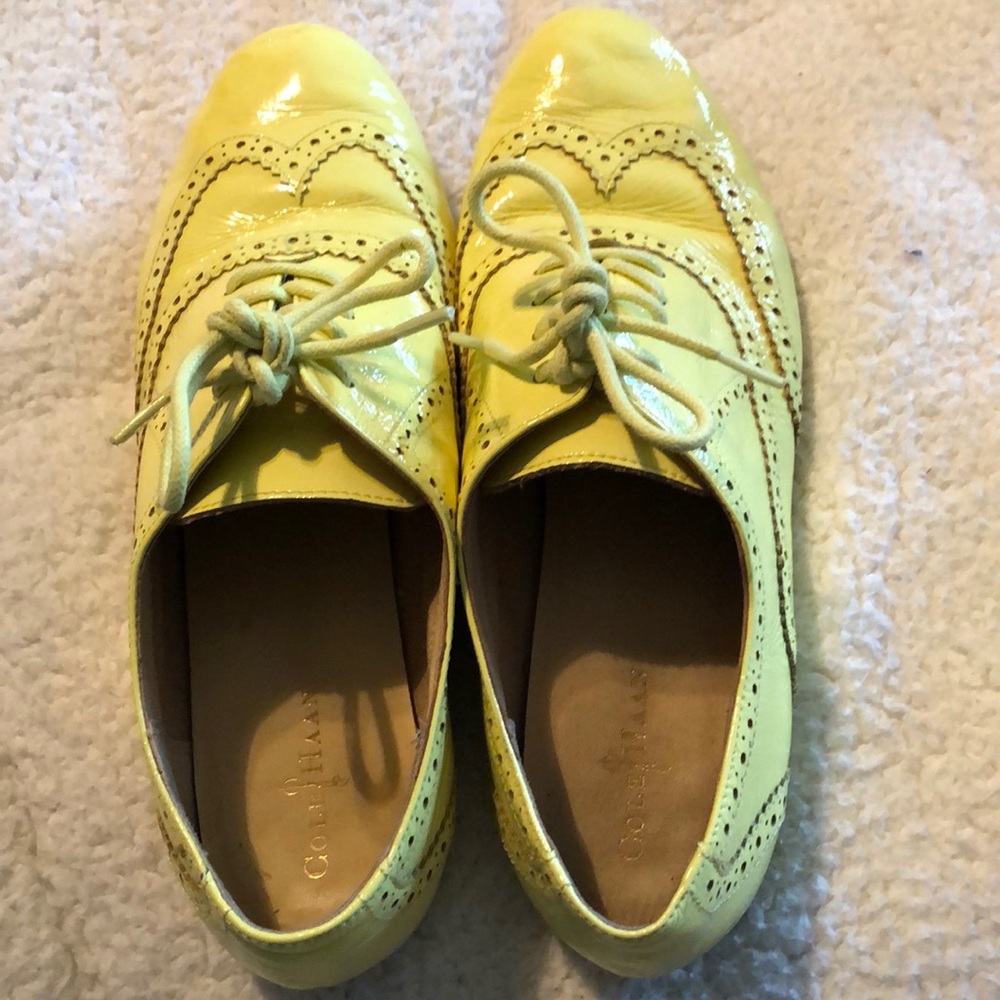 Cole Haan Yellow dressy shoes size 7.5